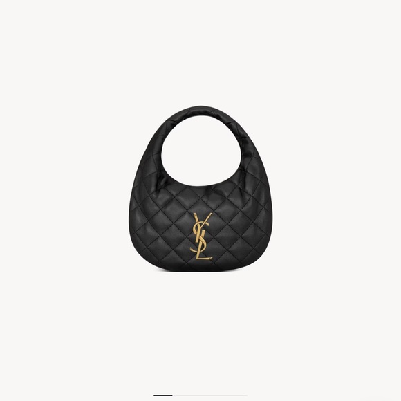 Saint Laurent Black Quilted Shoulder Bag - Picture 10 of 10